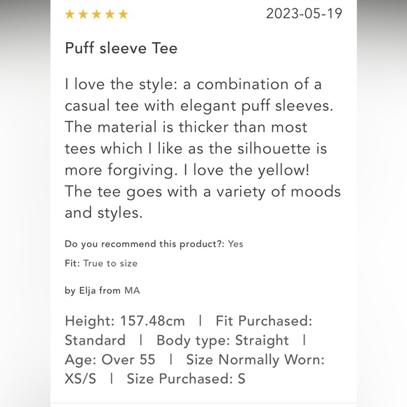 Anthropologie BWT English Factory Eyelet Puff-Sleeve Sweater Tee Size 1X. - Picture 12 of 16